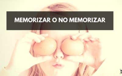 Memorizar tu presentación. ¿Acierto o error?